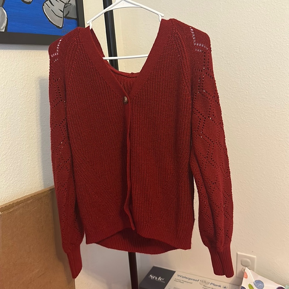 Sexy v neck cardigan - Picture 3 of 8